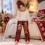 Individuell gestaltete Pyjamahose mit 3D-Effekt, Weihnachts-Cartoon-Motiv und Foto, mit Namen – Weihnachtsgeschenk für Kinder, Frauen und Männer