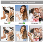 Personalised DIY Portrait Pet Photo Canvas Painting Home Decor Art Birthday Christmas Anniversary Gift for Friends Pet Lovers 10