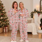 Conjunto de pijama personalizado con retrato de mascota y bastón de caramelo de Papá Noel, con foto incluida: regalo de Navidad para mujeres que tienen mascotas 3