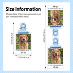 Personalised Pet Photo Paw Design Magnetic Bookmark Clip with Title and Text Birthday Book Club Gift for Bookworms Pet Lovers 7
