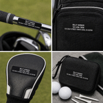 Personalisierte, mehrfarbige, minimalistische Aufkleber zur Kennzeichnung von Golfschlägern mit Informationen gegen Verlust, mit Text – als Geburtstags-, Spieltags- oder Weihnachtsgeschenk für Golfbegeisterte