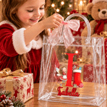 Sacchetto regalo trasparente personalizzato con iniziale e nome 