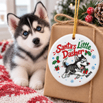 Personalised Merry Woofmas Cartoon Pet Photo Ceramic Ornament with Name Tree Decor Christmas Gift for Pet Owner Lover 3