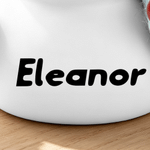 Personalised 3D Printed Cute Knitting Duck Figurine with Name Desk Decor Birthday Gift for Mothers Grandmas