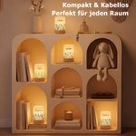 Personalisiertes Geburtsblumen Nachtlicht mit Namen | Kabellos & Dimmbar | Schlafzimmer Deko | Geburtstagsgeschenk für Frauen, Mama & Freundin 5