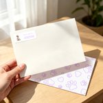Carte de vœux personnalisée avec photo de votre animal de compagnie peinte à l'aquarelle et empreinte de patte, accompagnée d'autocollants pour le nom et l'adresse. Lot de 20. Cadeau d'anniversaire ou de fête pour les amis et la famille.
