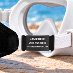 Personalized Emergency Identification Medical Alert Tag with Engraved Text Daily Wear Medical Birthday Gift for Diabetic Patients Allergy Sufferers 4