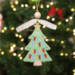 Décoration de Noël en bois en forme d'ampoule personnalisée, avec le titre et le nom de famille de l'enseignant, les noms des élèves, le niveau et l'année. Cadeau de Noël pour les enseignants