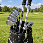 Personalisierte, mehrfarbige, minimalistische Aufkleber zur Kennzeichnung von Golfschlägern mit Informationen gegen Verlust, mit Text – als Geburtstags-, Spieltags- oder Weihnachtsgeschenk für Golfbegeisterte