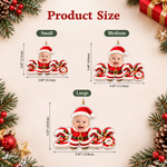 Personalized 3D-Effect Art Baby Face Photo Acrylic Christmas Theme Ornament Tree Decor Christmas Gift for New Parents Newborn 7