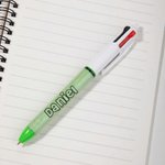 Personalised Multicolour 3 in 1 Glitter Ballpoint Pen with Name Daily Use Appreciation Birthday Gift for Nurses Teachers Students