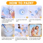 Quadro su tela personalizzato fai-da-te con foto del proprio animale domestico – Decorazione d’interni – Regalo di compleanno, Natale o anniversario per amici e amanti degli animali