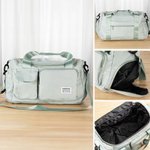Sac de voyage personnalisé à plusieurs compartiments sur le thème du ballet, avec prénom et bandoulière : un cadeau d'anniversaire indispensable pour les passionnés de ballet