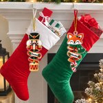 Personalised Cute Santa Claus Gingerbread Man Christmas Tree Ornament with Name Christmas Stocking Gift for Family Kids 7