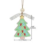 Décoration de Noël en bois en forme d'ampoule personnalisée, avec le titre et le nom de famille de l'enseignant, les noms des élèves, le niveau et l'année. Cadeau de Noël pour les enseignants