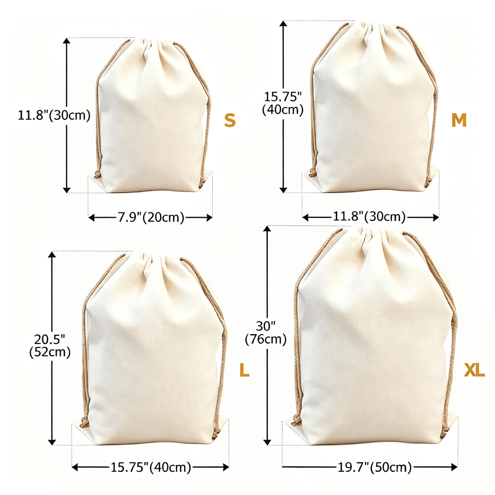 Bolsa de regalo personalizada con cordón, con diseño de Papá Noel, renos y muñeco de nieve, con iniciales y nombre, ideal como regalo de Navidad para la familia y los niños 7