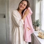 Personalized Embroidered Initial 100% Cotton Hand Towel Bath Towel with Name Daily Use Christmas Birthday Gift for Family Friend