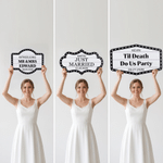 Personalized TIL Death Do Us Party Acrylic Lighted Wedding Sign with Surname and Date Wedding Party Gift for Newlyweds