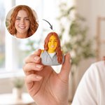 Duck Yourself, Make Your Own Duck - Personalized 3D Printed Funny Portrait Yellow Duck Desk Decor Birthday Gift