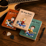 Personalised The Song Inside My Heart Guitar Cartoon Character A5 A6 Notebook with Name Birthday Music Festival Gift for Music Lover Musician Reader 5