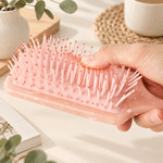 Personalised Birth Flower & Butterfly Hair Brush Anti-Static Massage Comb with Name Daily Use Birthday Gift for Woman Mother Bridesmaid