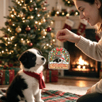 Personalised My 1st Christmas Pet Photo Design Acrylic Ornament with Name and Year Christmas Tree Decor Christmas Gift for Pet Owners Lovers 4