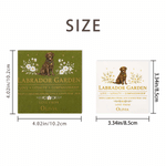 Juego de caja de regalo, tarjeta y pulsera personalizada con cuentas de cristal e ilustraciones de razas de perros, con nombre; regalo conmemorativo para mamás de perros y amantes de las mascotas 8
