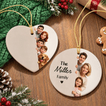 Ornamento rotondo in ceramica personalizzato con effetto 3D, disegno in stile cartone animato, foto 