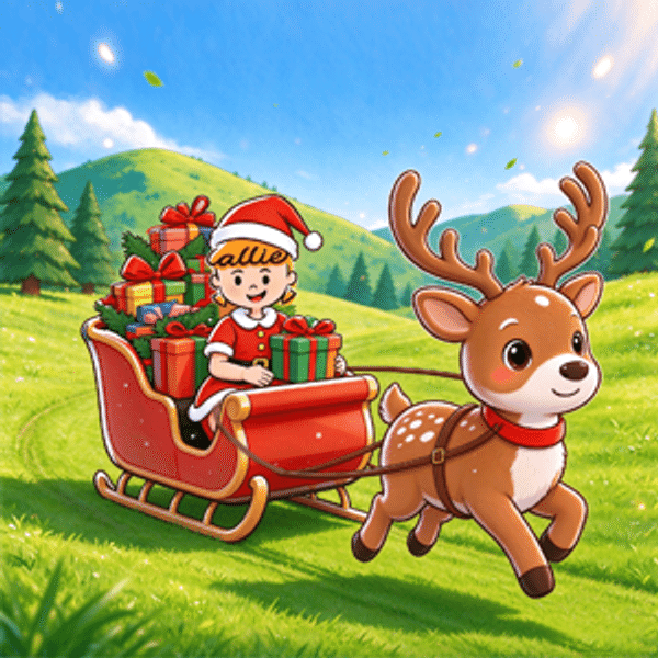 Christmas Joy Rides Toward You