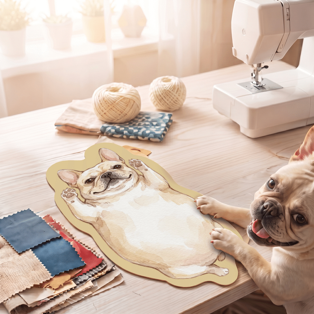 Personalised Watercolor Style Pet Photo Non-Slip Mouse Pad Desk Decor Birthday Christmas Gift for Dog Cat Pet Owner 8