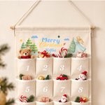 Personalised Festive Santa Claus Angel Christmas Advent Calendar Christmas Decorations Gift for Family Kids