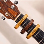 Personalized Monogram Wooden Guitar Capo with Engraved Name Guitar Accessory Birthday Gift for Guitar Music Lovers