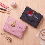 Personalised 3D-Effect Artwork Birth Flower Crochet Yarn Crochet Hook Organiser with Name Knitting Accessories Birthday Gift for Crochet Enthusiasts 3