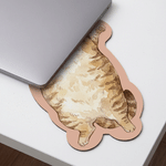 Personalised Watercolor Style Pet Photo Non-Slip Mouse Pad Desk Decor Birthday Christmas Gift for Dog Cat Pet Owner 4