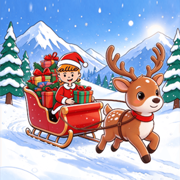 Christmas Joy Rides Toward You