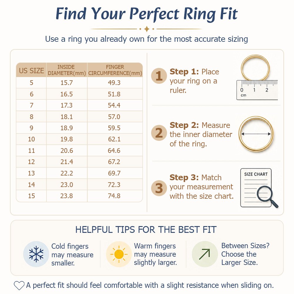 Personalised 1-6 Family Birthstones Sterling Silver Ring with Engraved Names Dainty Jewellery Birthday Christmas Gift for Family 7