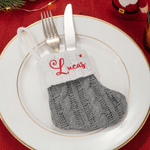 Personalised Multicolour Handmade Christmas Stocking with Name Home Decoration Christmas Gift for Family Friend 7