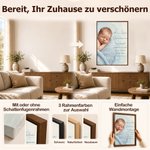 Personalisierter Baby-Ölporträtfoto Leinwand mit Geburtsdaten & Namen | Kunstdruck | Wanddeko | Geburts- & Taufgeschenk für frischgebackene Eltern 8
