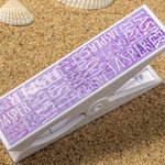 Personalized Multicolour Name Cloud Beach Towel Clips Set of 2 Vacation Birthday Gift for Family Kid 4