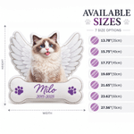 Personalised Cute Pet Photo Angel Wing Soft Cushion with Name and Date Home Decor Pet Loss Memorial Sympathy Gift for Pet Owners 9