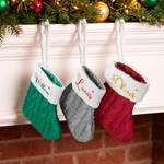 Personalised Multicolour Handmade Christmas Stocking with Name Home Decoration Christmas Gift for Family Friend 4