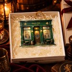 Personalised  Irish Bar Acrylic Ornament with Pub Name and Text Home Decor Christmas Anniversary Gift for Tavern Owner Man