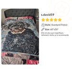 Personalized Oil Painting Style Pet Photo Soft Throw Blanket with Name Home Decor Birthday Pet Memorial Gift for Pet Lovers 19