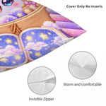 Personalised Glitter Dumpling Sleeping Cap Soft Cushion Cover with Name Home Decor Christmas Gift for Family Friends