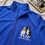 Personalised Multicolour Embroidered Dog Cat Pet Photo Jacket with Text Birthday Adoption Anniversary Gift for Pet Lovers Owners 6