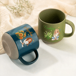 Personalised Cartoon Character Photo Birth Flower 12 oz Ceramic  Coffee Mug with Name Birthday Wedding Party Gift for Woman Sister Bride