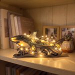 Personalised Sea Turtle Shark Layered Wooden LED Light with Text Bedroom Decor Birthday Holiday Christmas Gift for Kids Marine Life Enthusiasts 1
