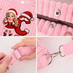 Personalised Cute 3D Style Cartoon Character Clipart Initial Crossbody Handbag with Name Christmas Gift for Children 7