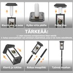 Yksilöity aurinkokennolyhty haudalle omalla valokuvalla ja tekstillä kaunis muistolyhty rakkaan läheisen muistamiseen pyhäinpäivänä 10