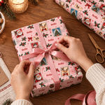 Personligt julmotiv – stämpel, bokstavsdesign, namntåg, presentpapper, julklappsförpackning, present till barn, vänner och familj 7